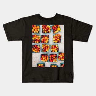 Heirloom Cherry Tomatoes in Small Boxes Kids T-Shirt